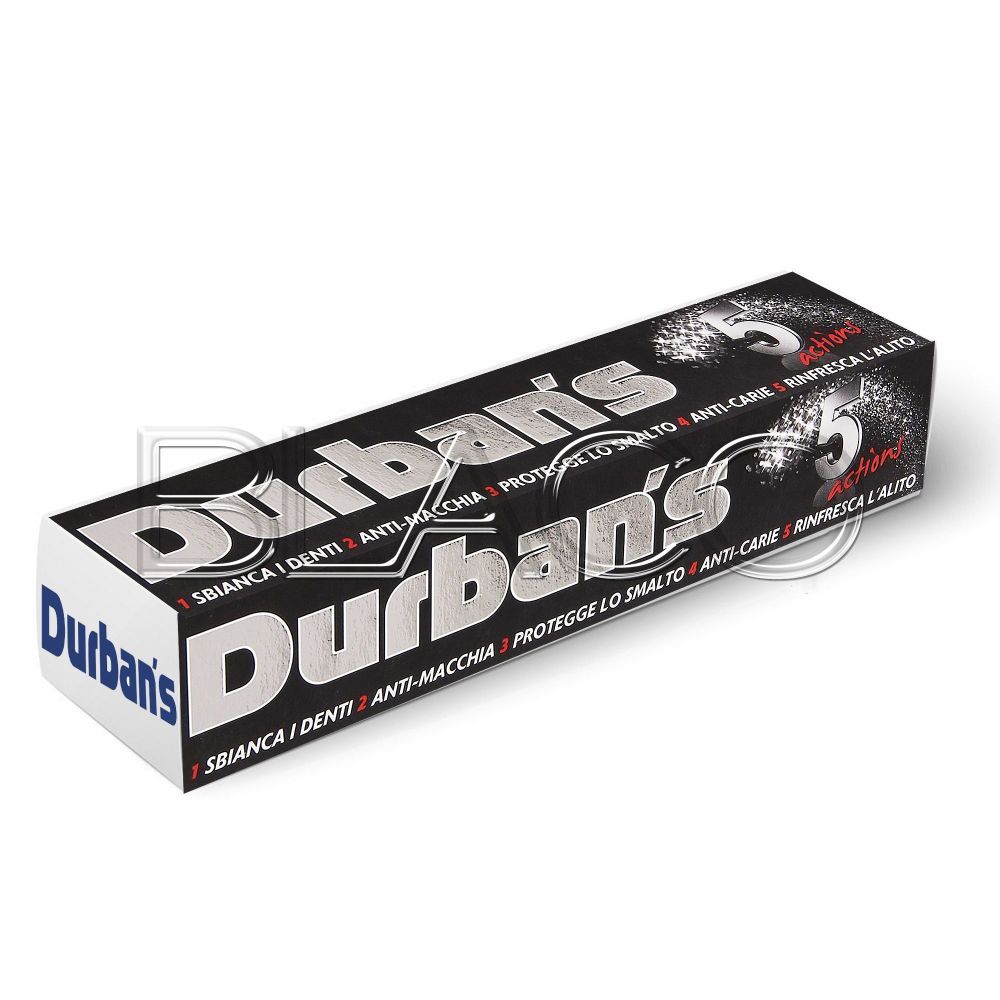 DURBANS DENTIFRICIO 5 ACTIONS - 75 ML - DENTIFRICI DENTI PULIZIA CURA BIANCHI