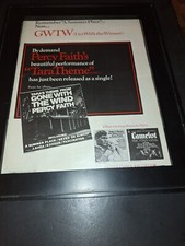 Percy Faith Tara's Theme Rare Original Promo Poster Ad Framed!