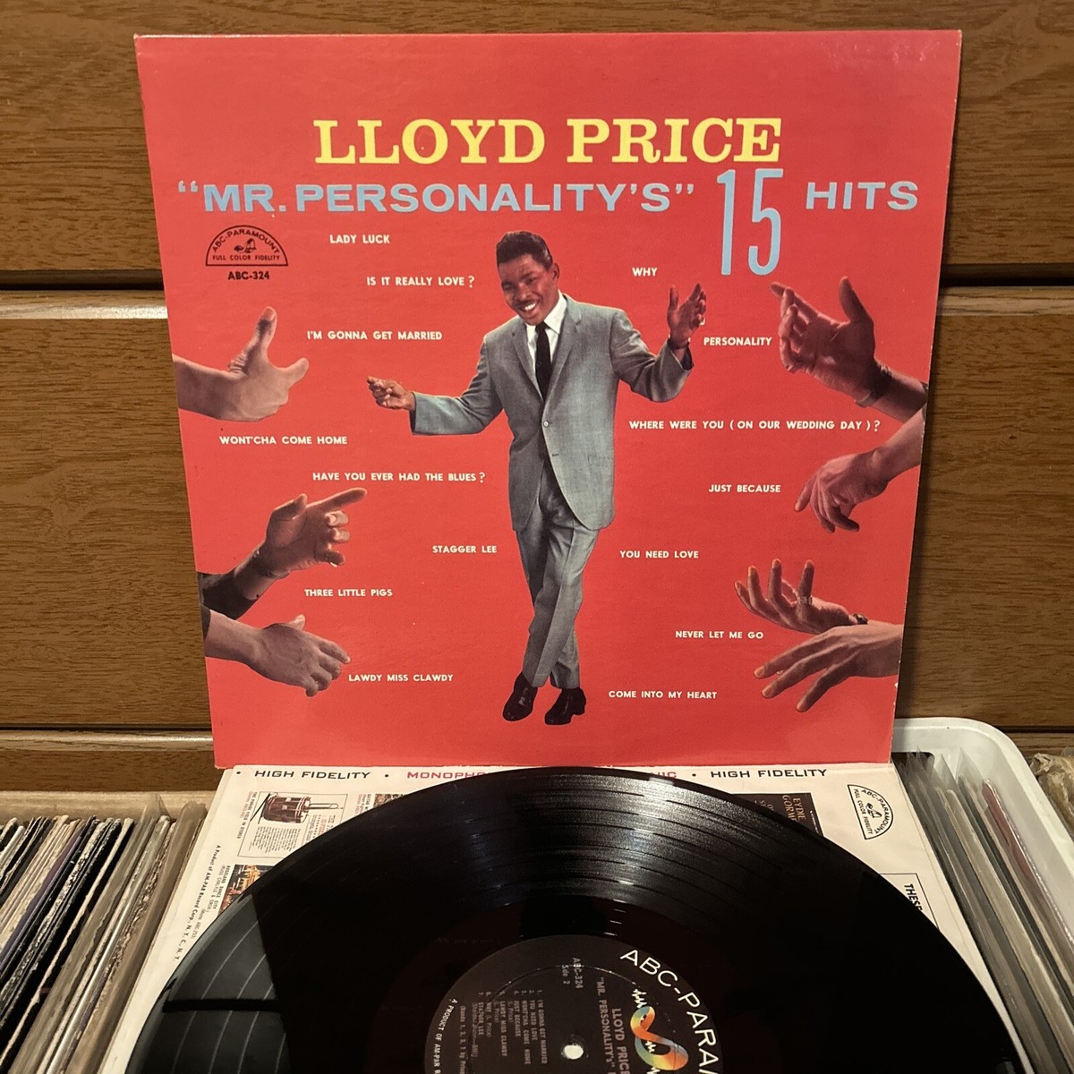 Lloyd Price R&R LP (ABC-PAR ABC 324) Mr. Personality's 15 Hits
