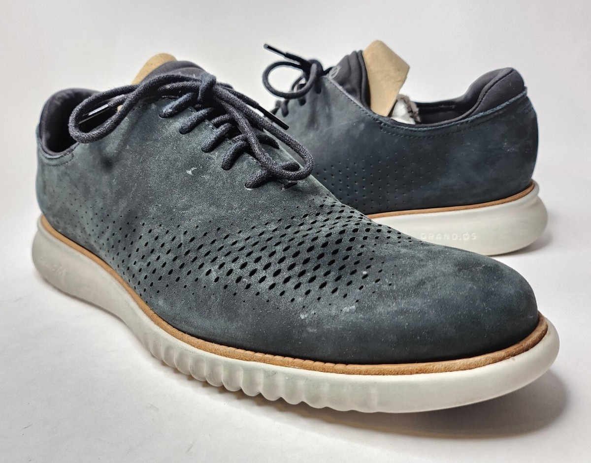 Cole Haan 2.Zerogrand Laser Wing Oxford Black Nubuck/Grey Men's