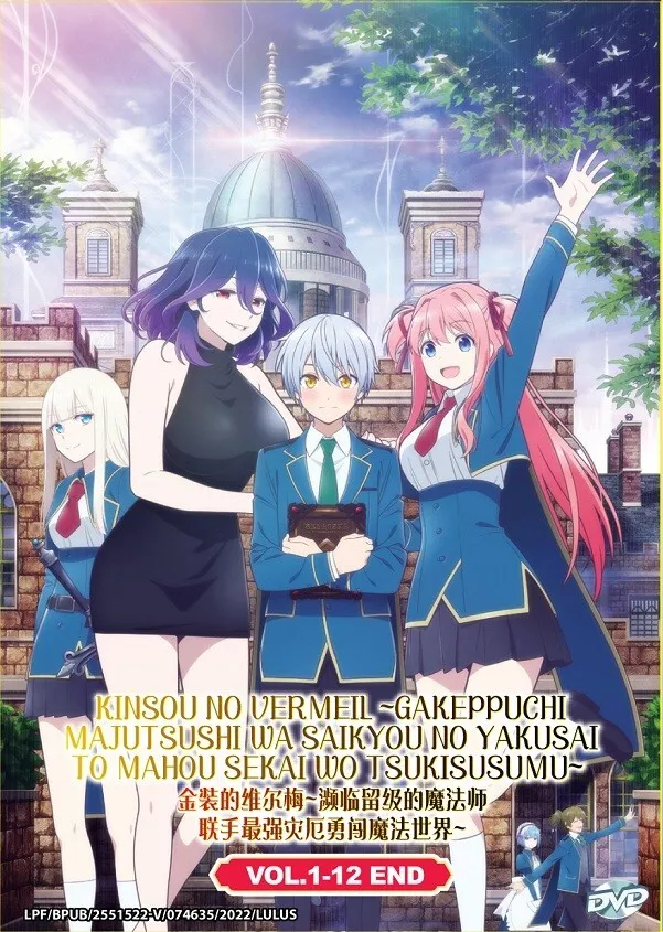 DVD Anime Kinsou No Vermeil Gakeppuchi Series (1-12 End) English Dub, All  Region