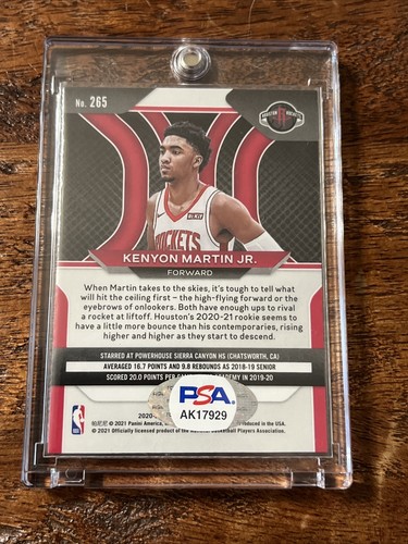 Kenyon Martin Jr Signed Prizm Rookie Card Psa Dna Coa Autographed Rockets - Picture 3 of 4