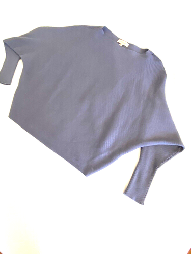 Philosophy Blue Ribbed Long Dolman 