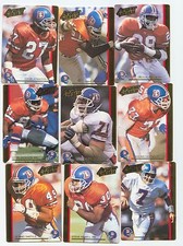 1992 Action Packed Denver Broncos Complete Team Set! Elway +