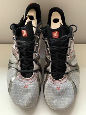 New Balance Unisex 10.5 US CXS7GS3‎ Running Track Spikes Gray Silver Red 4_80_1658340897126.JPG main image 2