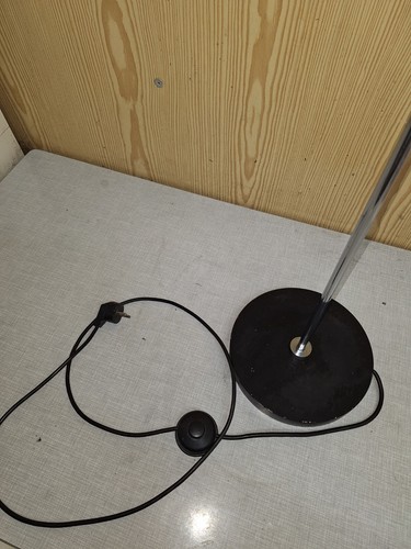 Vintage Stehlampe Chrom schwarz leuchte 60er 70er Hustadt - Bild 12 von 16
