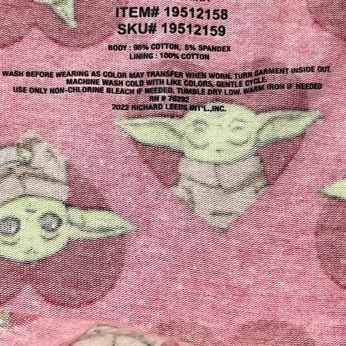 NWT TORRID Boyshort Pantie Sz 00X Star Wars Groot Hearts Pink Red - Picture 4 of 6