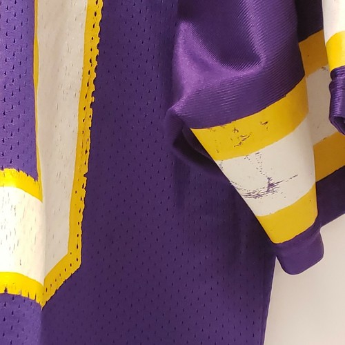 Cris Carter Minnesota Vikings NFL WILSON VINTAGE JERSEY YOUTH XL - Picture 3 of 4