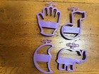 Vintage 1993 Wilton Fun Shapes Cookie Cutters! 13 pcs + Storage Container NWOT — photo 4