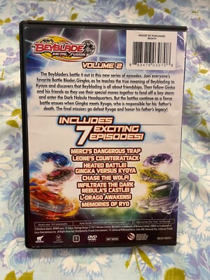 BeyBlade Metal Fusion Volume 2 DVD 2011 Nelvana Anime Animation