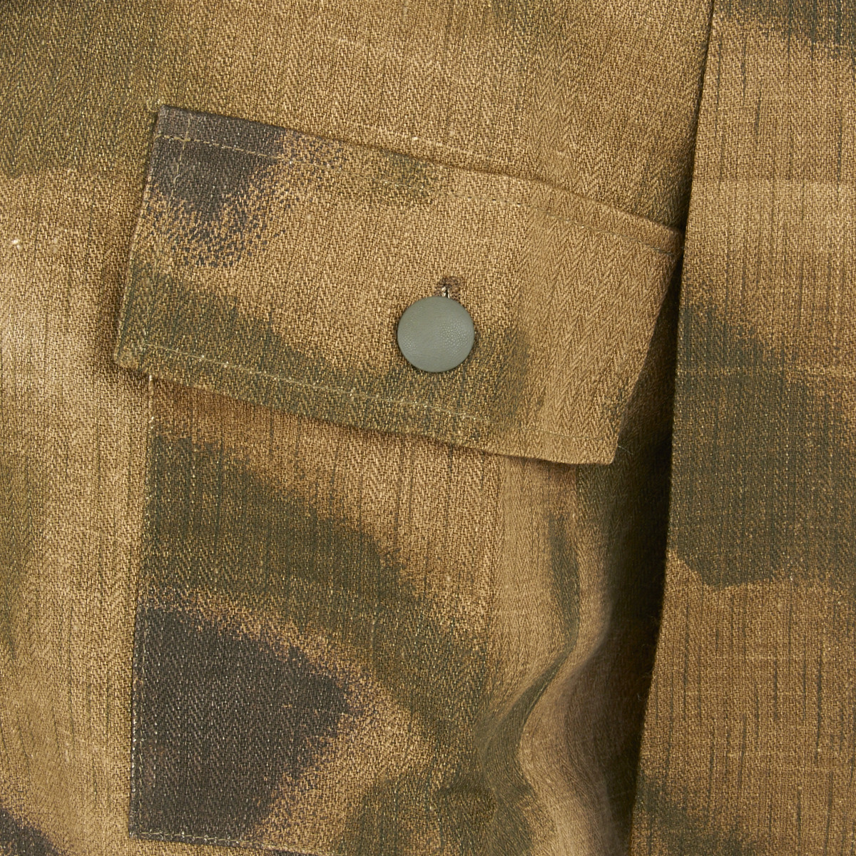 Veste Militaire Sashimi Marron Avec Boutons Laiton - Taille M Occasion Très Bon état