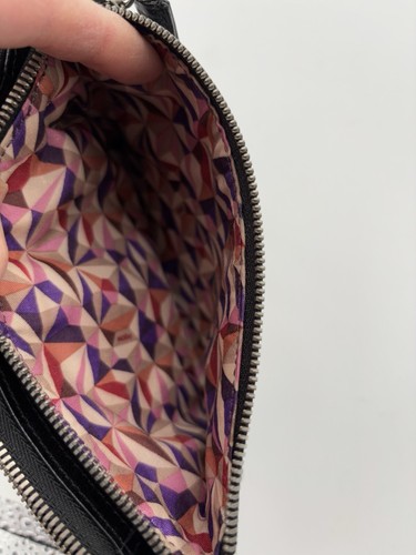 HOBO The Original Genuine Leather Purse Wristlet Wallet Black 3 Compartments - Picture 5 of 18