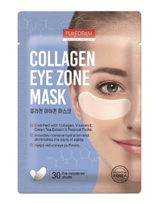 Purederm Collagen Eye Zone Mask / Deep Hydration & Anti-Wrinkle Care