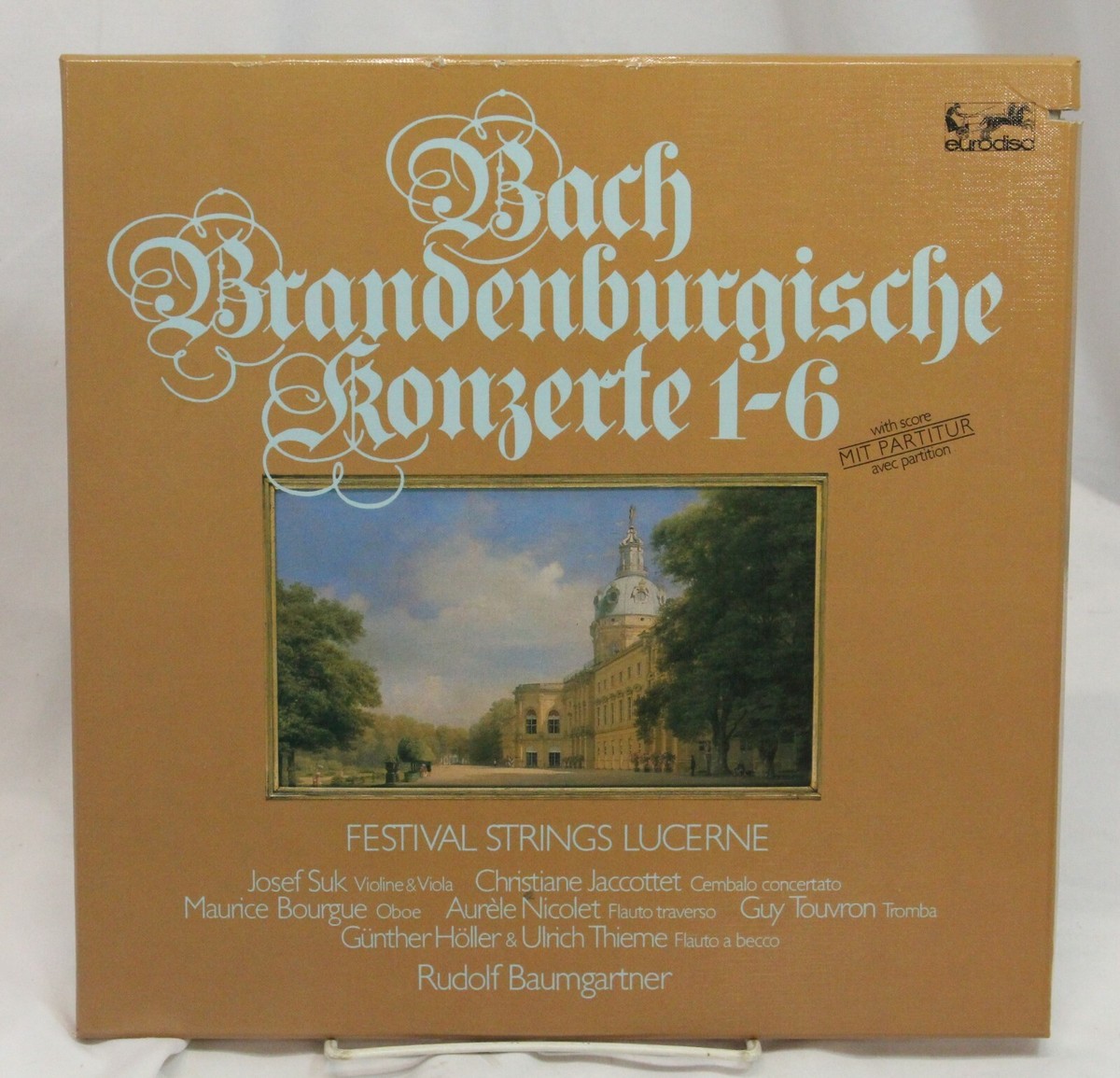 その他 Johann Sebastian Bach LP Johann Sebastian Bach Brandenburgische Konzerte 1-6 2 LP