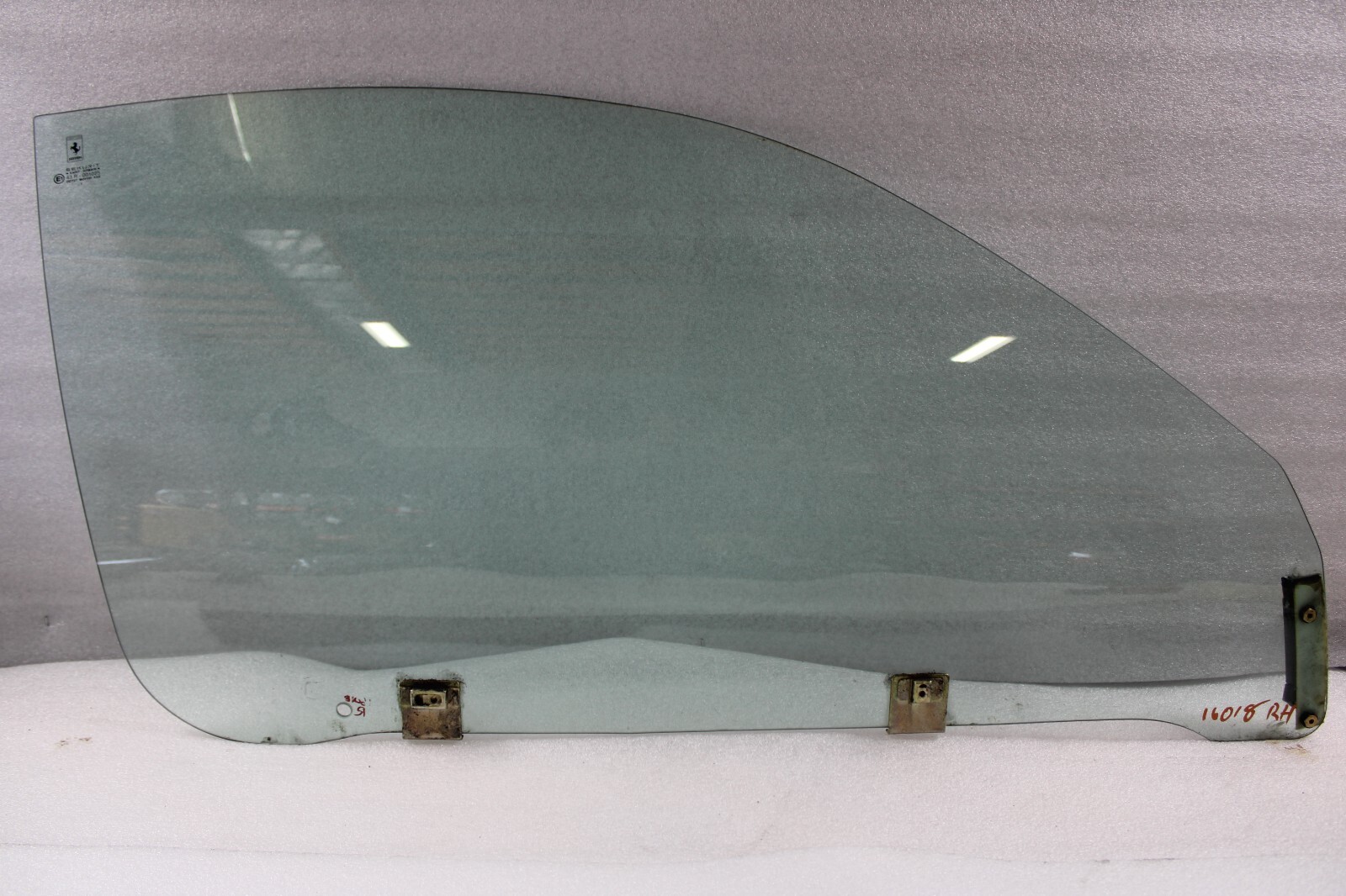 Ferrari 360, F430 Coupe, RH, Front Door Glass, Scratches, Used, P/N 65949200