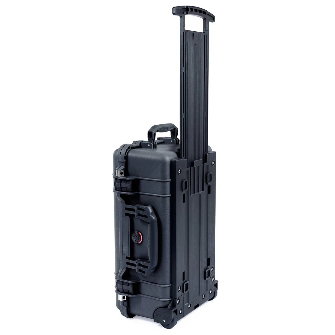 Black Pelican 1510 case with padded dividers (Grey) & mesh lid