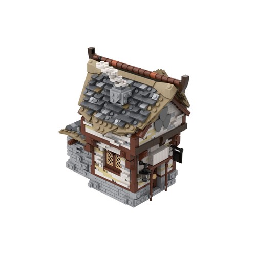 Medieval Tavern Modular Building Blocks Set Street House MOC Bricks Toys Gifts - Picture 5 of 6
