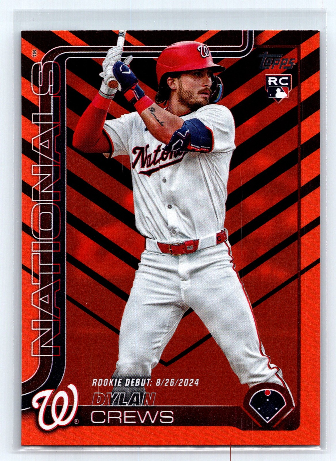 2025 Topps Update Dylan Crews Holiday #US223 RC Rookie Washington Nationals