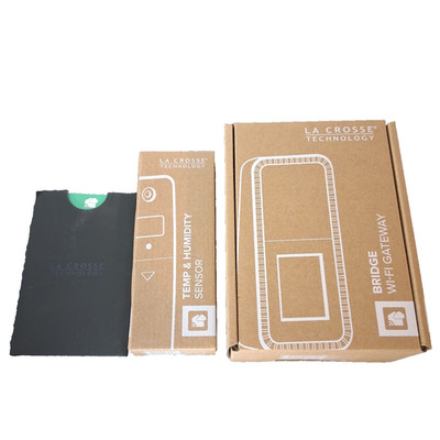 La Crosse Technology Temp Tracker Wi-Fi Alert & Monitoring System X100-TH-01 NEW