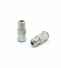 Coax Cable RG6 Compression Connectors - Push On Coaxial F Connector - 4 Pack