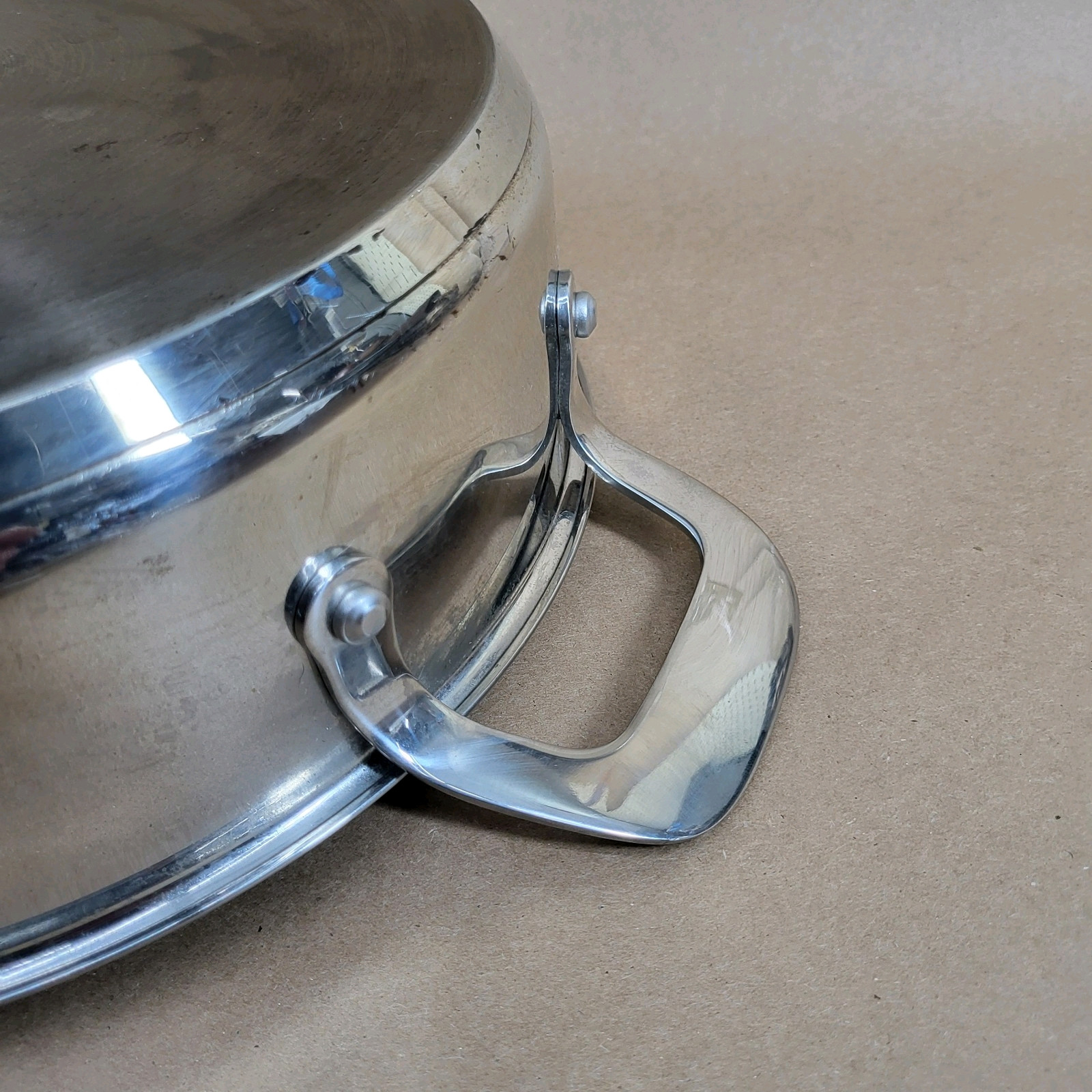 EMERIL LAGASSE Deep Fry Saute Pan Chicken 4QT Stainless Steel 2 Handle