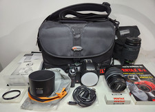 Pentax K-x DSLR Kit 18-55 55-300  B W Filters  Bag  Remote Control F NEW