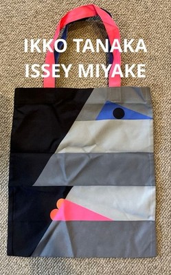 Issey Miyake IKKO TANAKA Geometric Nylon Tote Bag Near Mint Unused