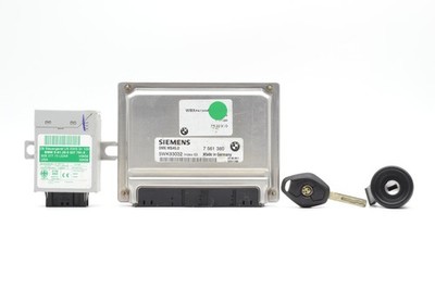 2004-2006 BMW E83 X3 2.5i M54 ENGINE CONTROL UNIT DME ECM ECU EWS KEY 7561380 #4