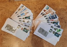 Frankatur  100 Fertig Frankierte Umschläge 11,0 x 22,0 und 100  22,9 x 32,4 cm