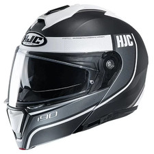 CASCO modulare Hjc I90 Davan black white Mc10sf flip up taglia XL