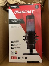 HyperX QuadCast S RGB USB Condenser Microphone - Black