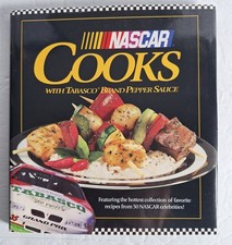 NASCAR Cooks w/TABASCO Brand Pepper Sauce HC/DJ Book 1st Edit 1998 Pre-owned