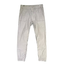 Pantalón Jogger BEVY FLOG A Rayas Shely Beige Tostado Algodón Para Mujer’s 28 DEFECTOS