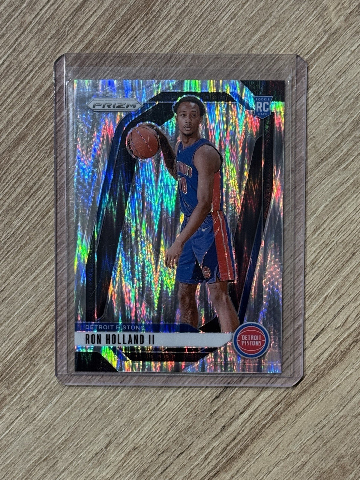 2024-25 Panini Prizm Ron Holland Skewed Prizm RC /249 Detroit Pistons #269