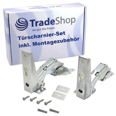 TRADE-SHOP 2x Kühlschrankscharnier für Miele K 34272 iD, K 34443 iF, K 422 i-6, K 840 i-2