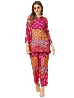 ANNI DESIGNER Cotton Women Kurta & Pant