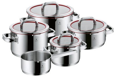 WMF Topf-Set FUNCTION 4 5-tlg.   Cromargan  Edelstahl 18/10, poliert