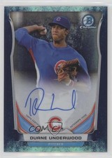 2014 Bowman Chrome Prospect Bubbles Refractor 13/99 Duane Underwood Auto 0f4