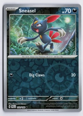 Sneasel - PAL #133/193 SV02: Paldea Evolved Common Reverse Holofoil NM