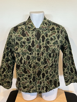 #ad Original Vietnam Era South Korean ROK Camo HBT Tunic $75.00