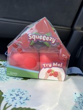 Squeeezy Squishy Sunny Days Toymendous Cherries JUMBO Squeeze Toy Free Shipping