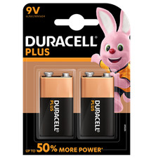 Duracell Plus 9V PP3 6LR61 Alkaline Batteries *Long Expiry Genuine Duracell*