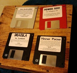 Vintage Computer Games Hard Drive Dracula, Hocus Pocus, Powertoys, Jazz...