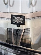 Ian Poulter Gray and Black Plaid Golf Pants Designer Cool Standout’s 40/32 G14