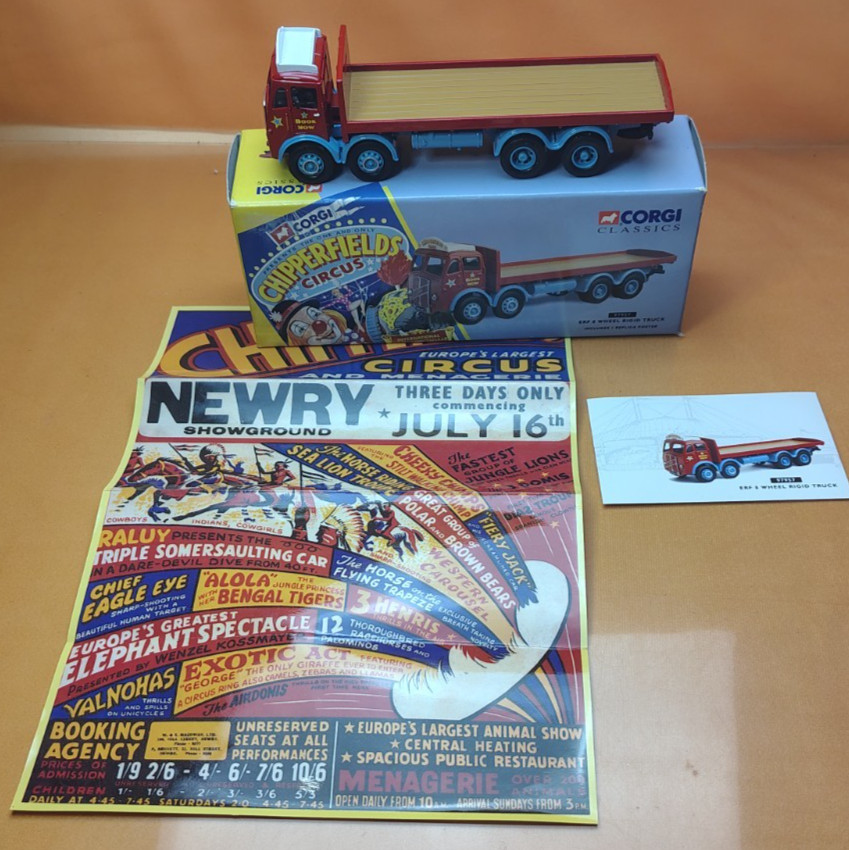 Camion ERF Flowers Porteur Rigide 8 Roues Corgi 1/50 - Neuf, Collection Limonadier