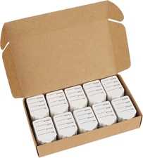 Jijacraft 1000Pcs Price Tags, White Clothing Tag for Retail, Small Kraft Paper T