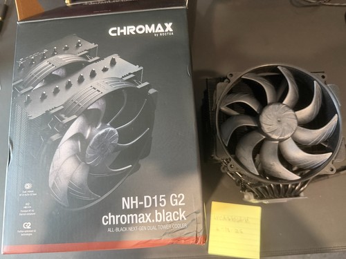 NH-D15 G2 chromax.black Premium Dual Tower CPU Cooler for AMD AM5/AM4 and Intel