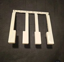 CASIO LK-100 LK-110 Lighting Keyboard Used Part: White Keys C-E-G-B 4 Key Set