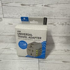 USB Universal International Travel Adapter USA EURO UK JAPAN Cruise Accessory