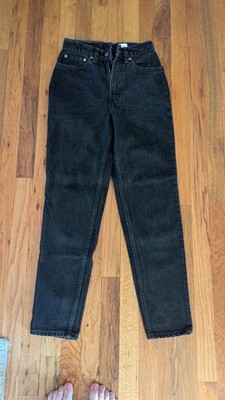 Vintage Levis 512 Jeans Womens 3 S Black denim Slim Fit Tapered Leg 90s fit